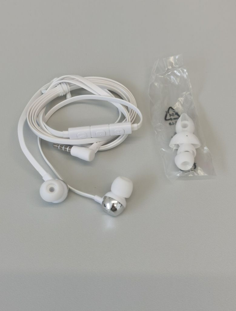 Original LG Schwarz 3,5 mm QuadBeat 2 Premium in Ear Kopfhörer weiß