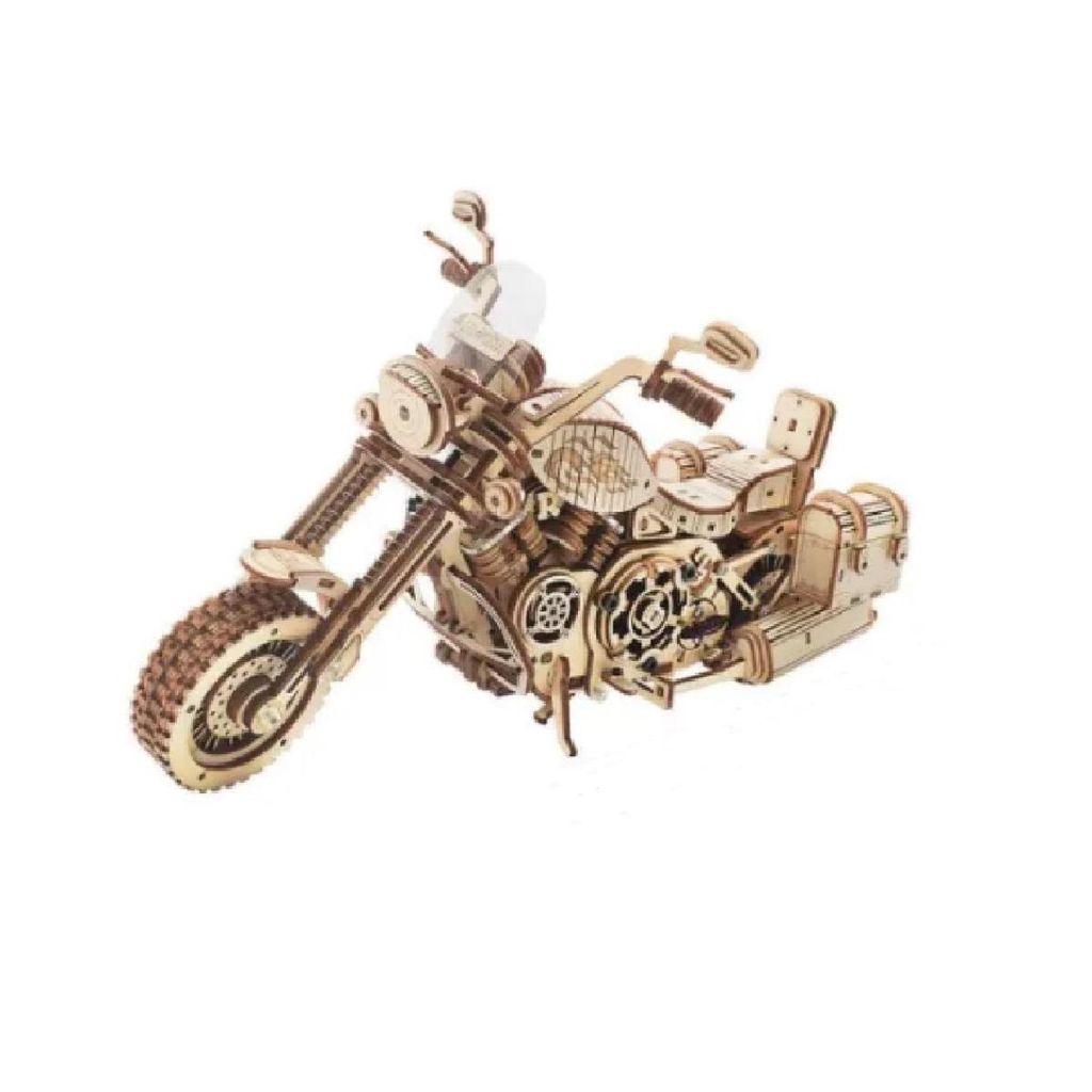 ROBOTIME HOLZPUZZLE 3D-MODELL 3D-MOTORRAD CRUISER MOTOR Produktbild 
