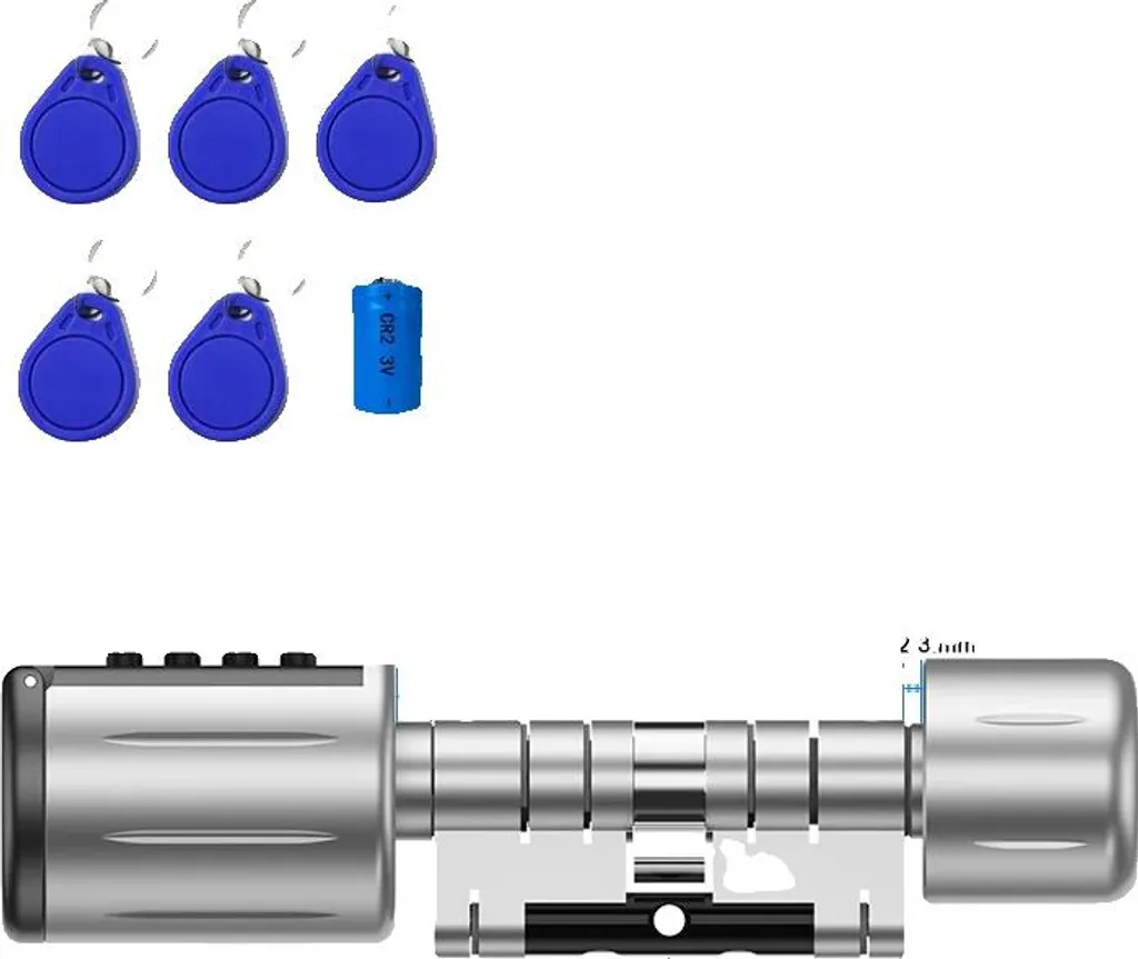 Serrure de porte connectée biométrique A35 B35 Bluetooth et Gateway