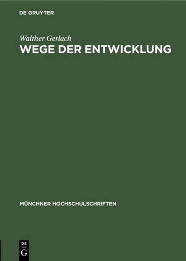 Wege der Entwicklung