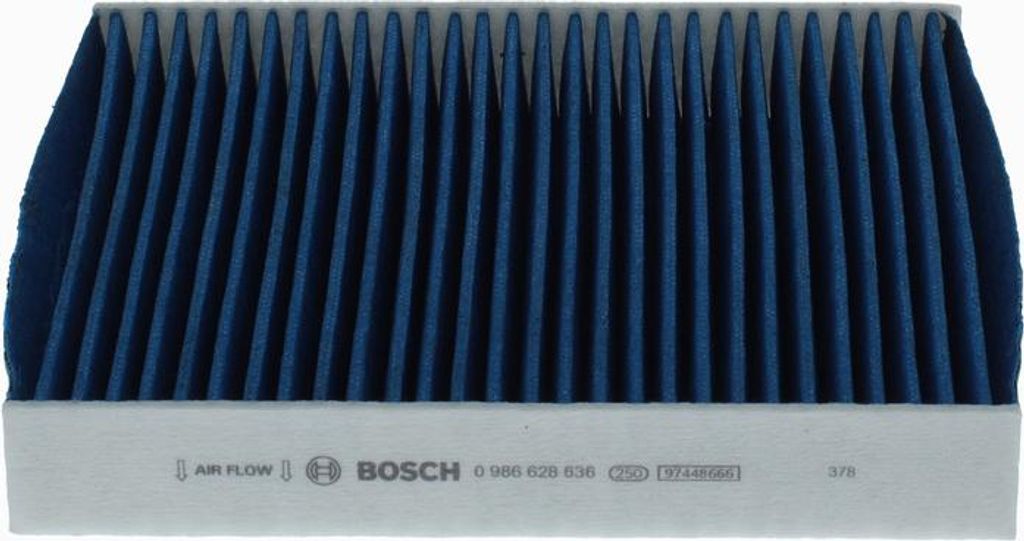 BOSCH 0 986 628 636 Innenraumfilter Pollenfilter für FORD Produktbild 
