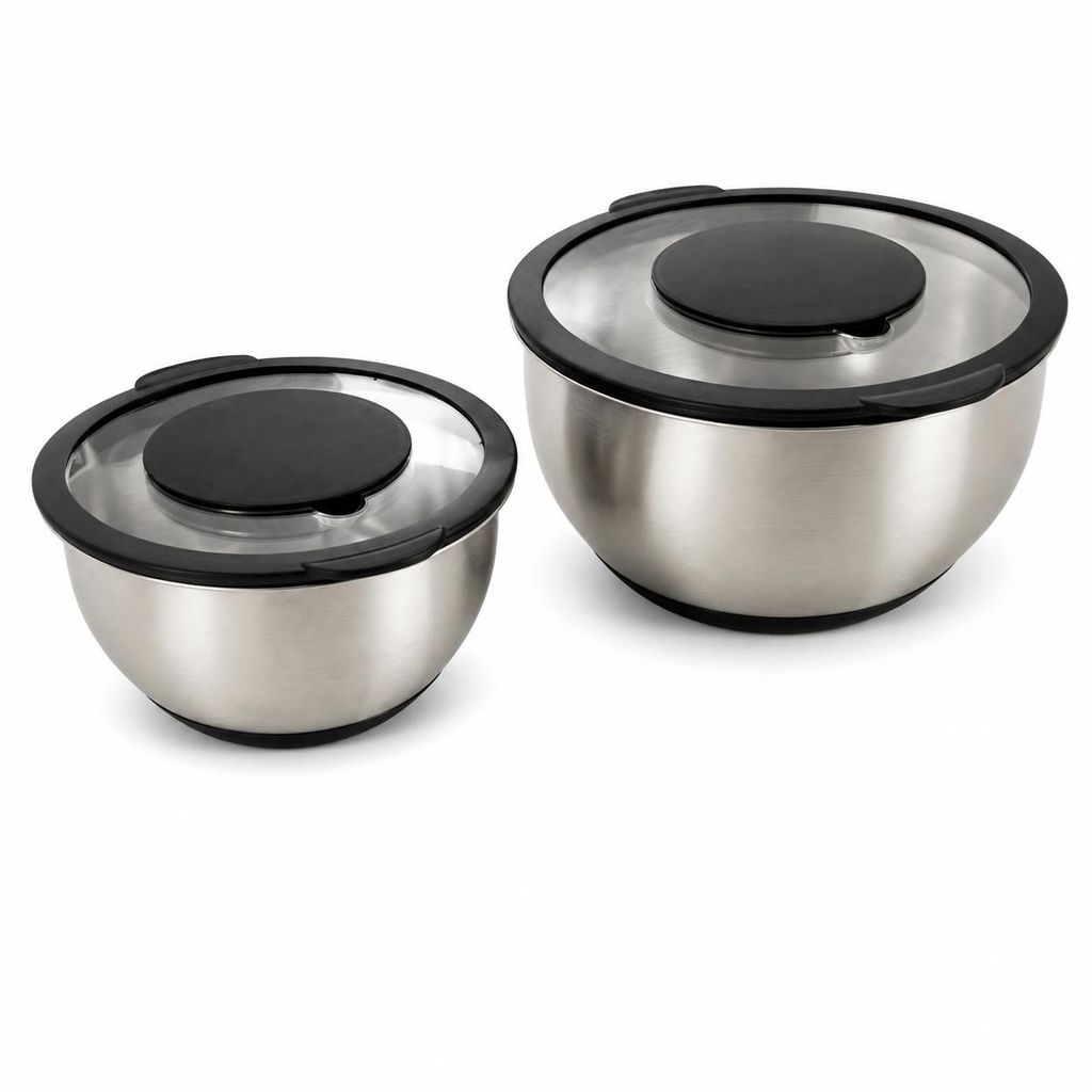 SilverCrest® Premium-Rührschüssel-Set Produktbild  KI-generiertes Bild