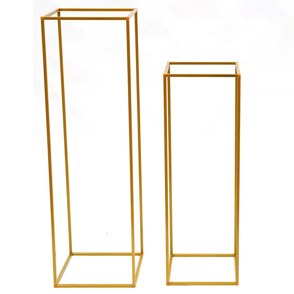 Support de Mariage Stable pour Arche de Ballons et Fleurs - Set de 2 Or - 6