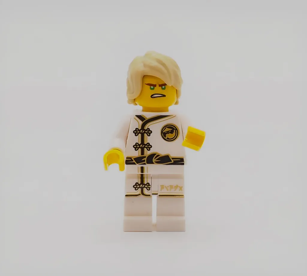 Figurine LEGO Ninjago Movie Lloyd Wu-Cru Training Gi Blanc Rare