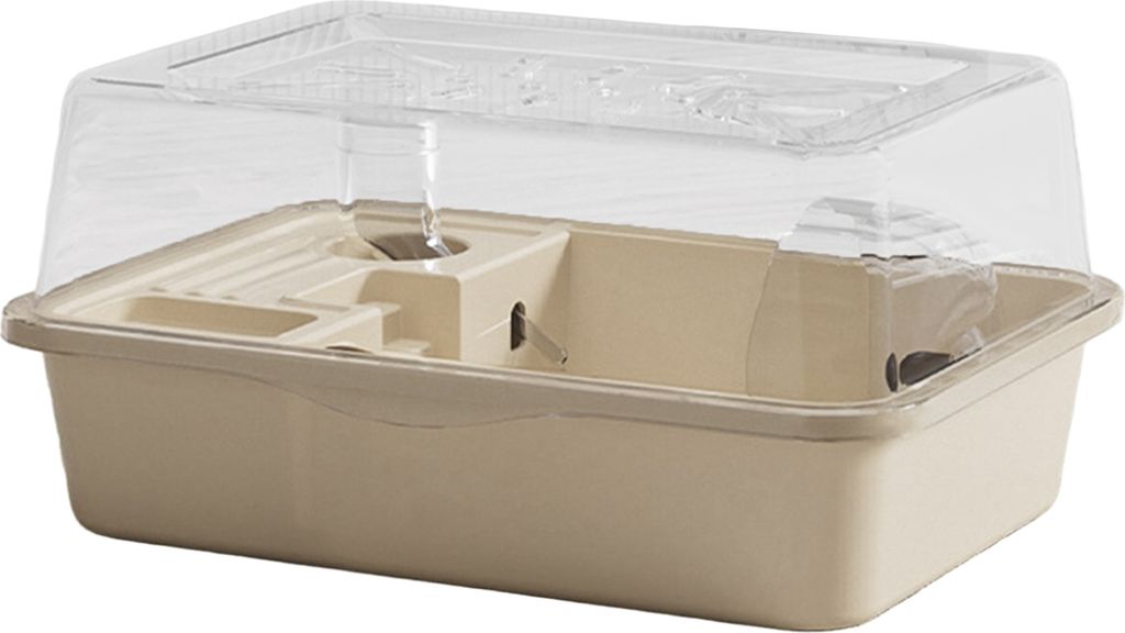 Großer Hamsterkäfig, oben zu öffnen, Meerschweinchenkäfige mit Wasserflasche, Laufrad, doppellagiges Spielhaus für Kleintiere, für Hasen, Mä...