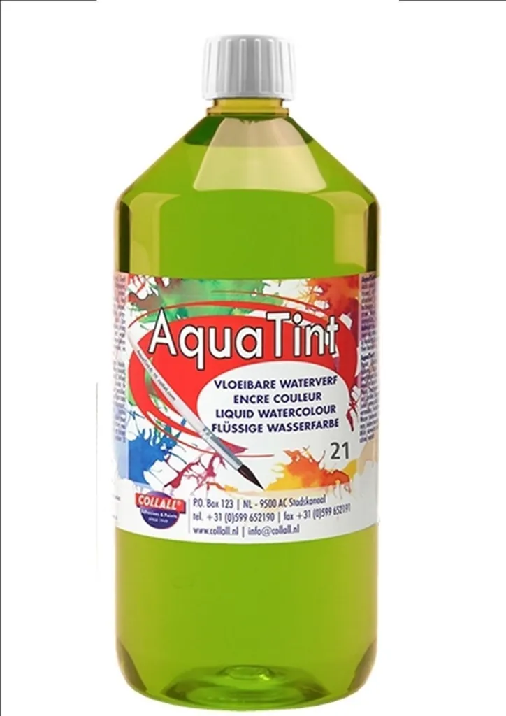 Collall Ecoline Peinture à l'eau Vert Clair 1000ml pour Créations Enfants