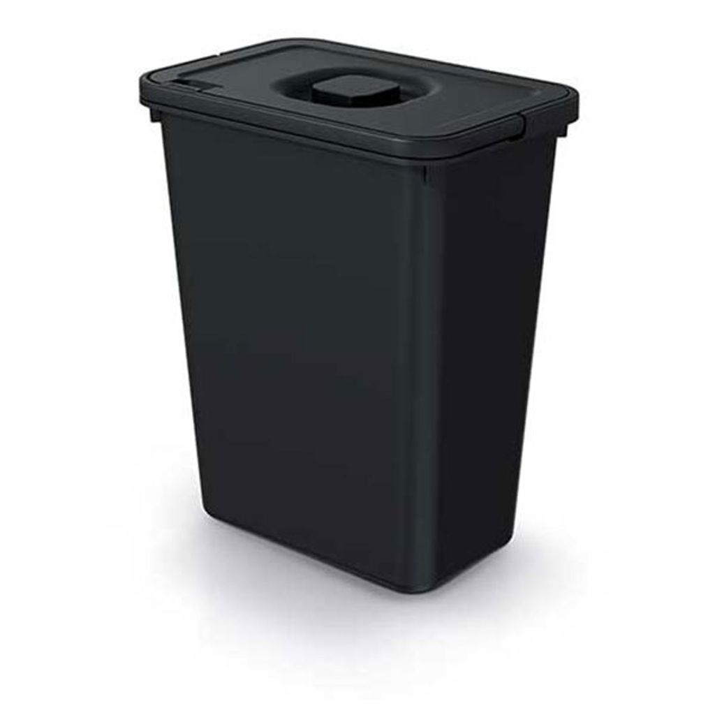Kosz na śmieci czarny z recyklingu 10L SYSTEMA BASICA ECO Zdjęcie produktu 