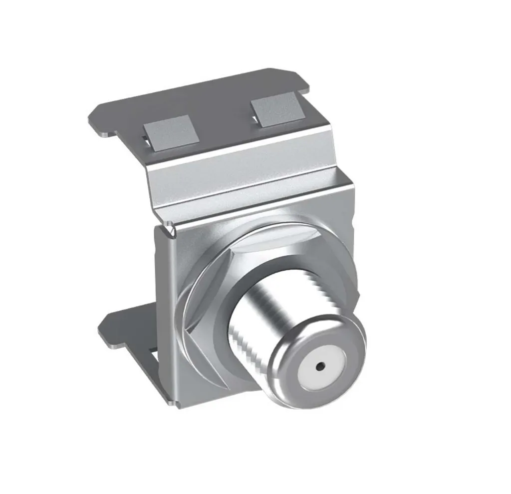 Module Keystone prise coaxiale TV satellite pour plastron mural (VE6)