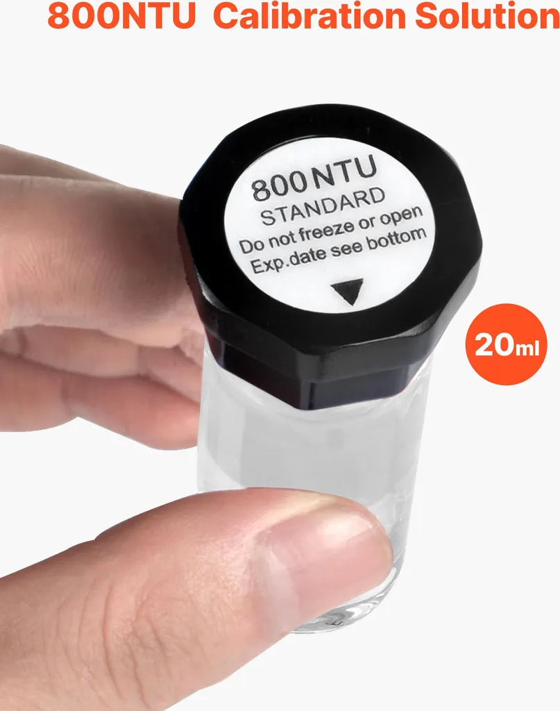Solution de Calibrage Turbidité NTU Flacons Scellés et Insert Antichoc - 3