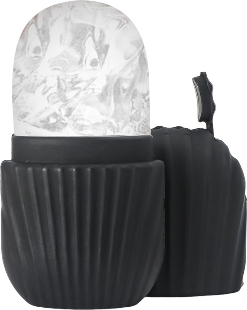 Eis-Gesichtsroller, Eiswürfelform mit Deckel, rutschfeste Eisschale, verkleinert die Poren, Eismaschine für geschwollene Augen, strafft das Gesic...