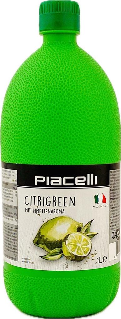 Piacelli Citrigreen mit Zitronensaft und Limettenaroma 1L Produktbild 