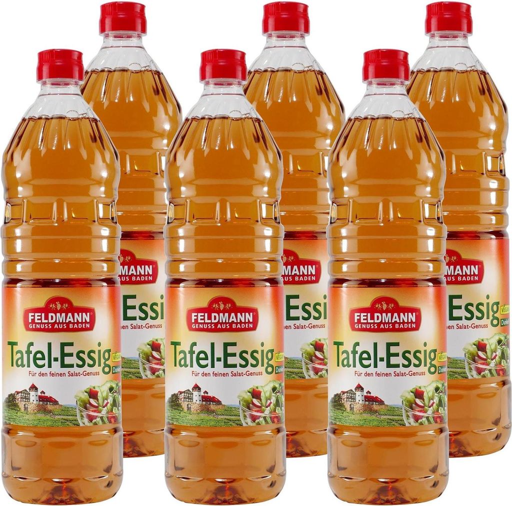 Feldmann Tafel-Essig -dunkel- (10 x 1,0L) Produktbild 