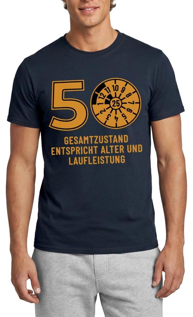 Spreadshirt 50. Geburtstag | Design Männer T-Shirt, S, Navy