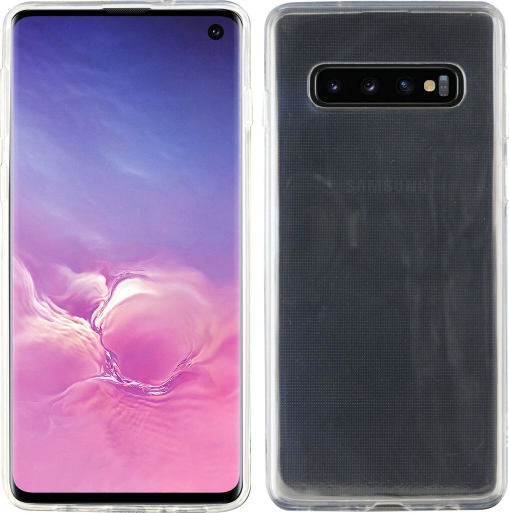 cofi1453 Silikon Hülle Basic kompatibel mit SAMSUNG GALAXY S10 (G973F) Case TPU Soft Handy Cover Schutz Transparent