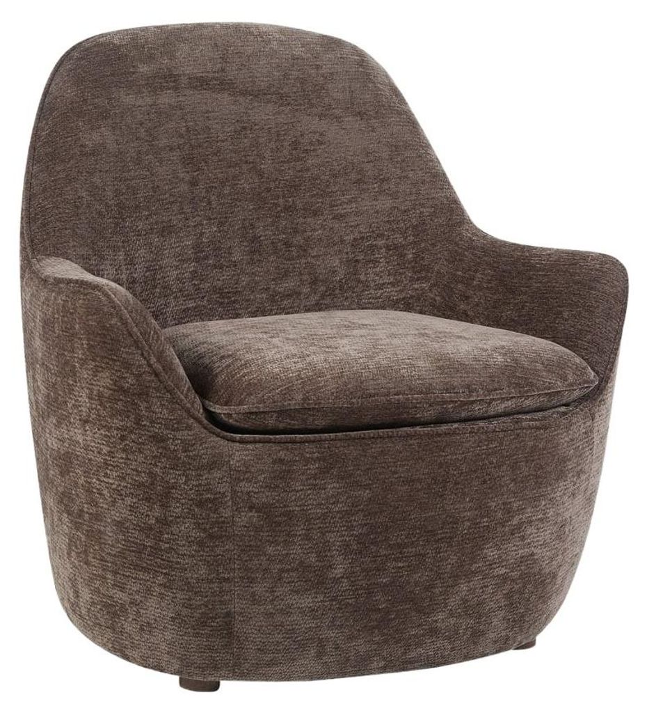 HOMLA Sessel SOFIERO mit braunem Stoffbezug, 74,5 × 72,5 × Produktbild 