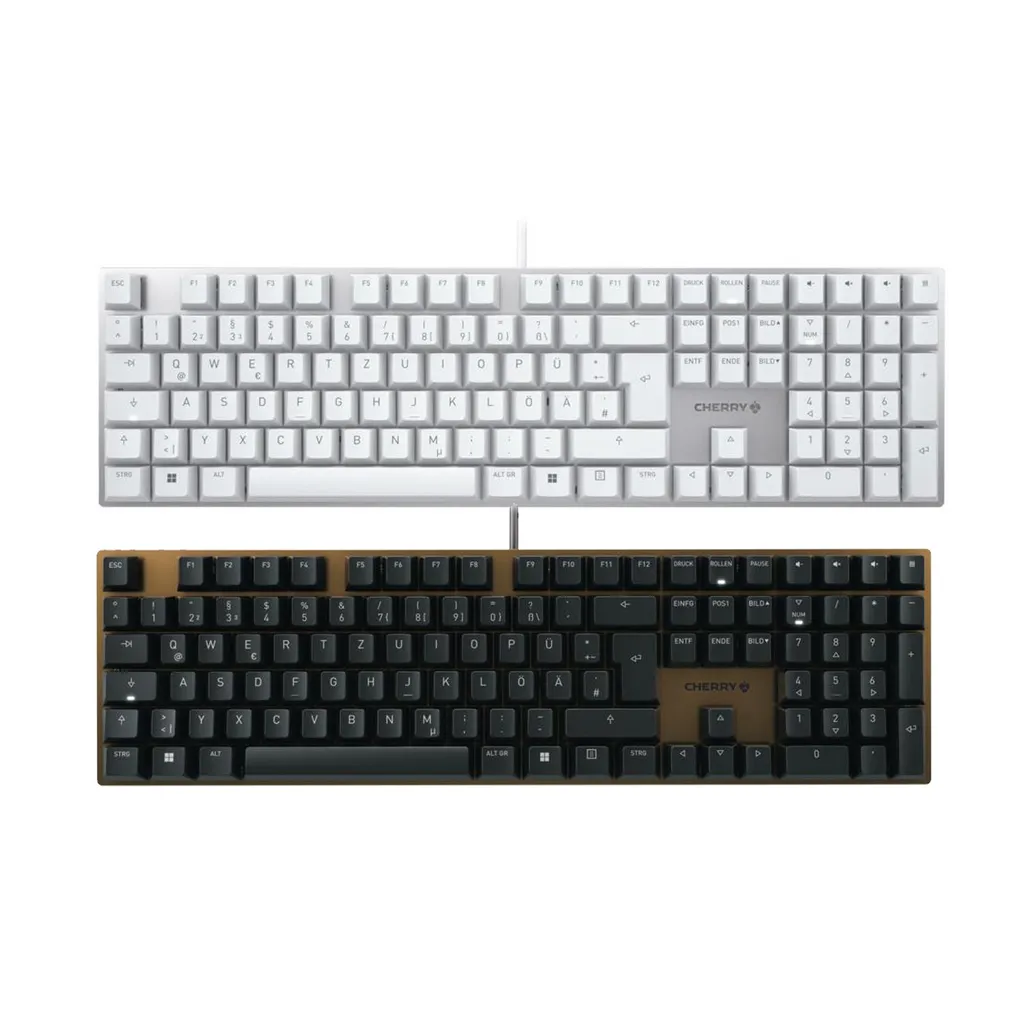 CHERRY KC 200 MX mécanique silencieux : switchs MX2A, layout DE, USB