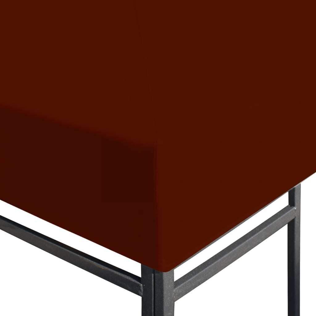 Stabli Pavillondach 310 g / m² 3x4 m Terrakotta - DE524709 - Pavillons & Partyzelte