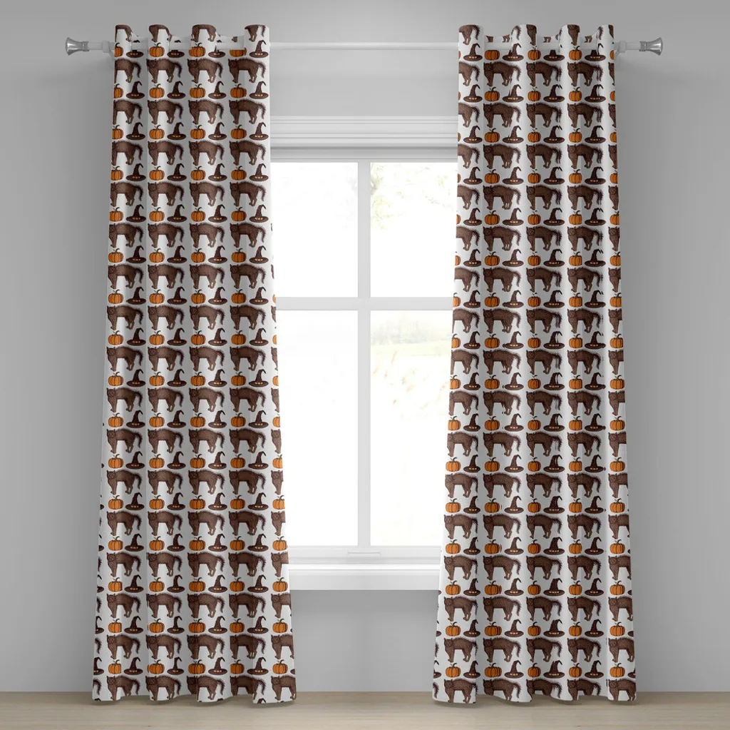 Rideaux pour décoration Halloween Salon et Chambre Set complet 280x245