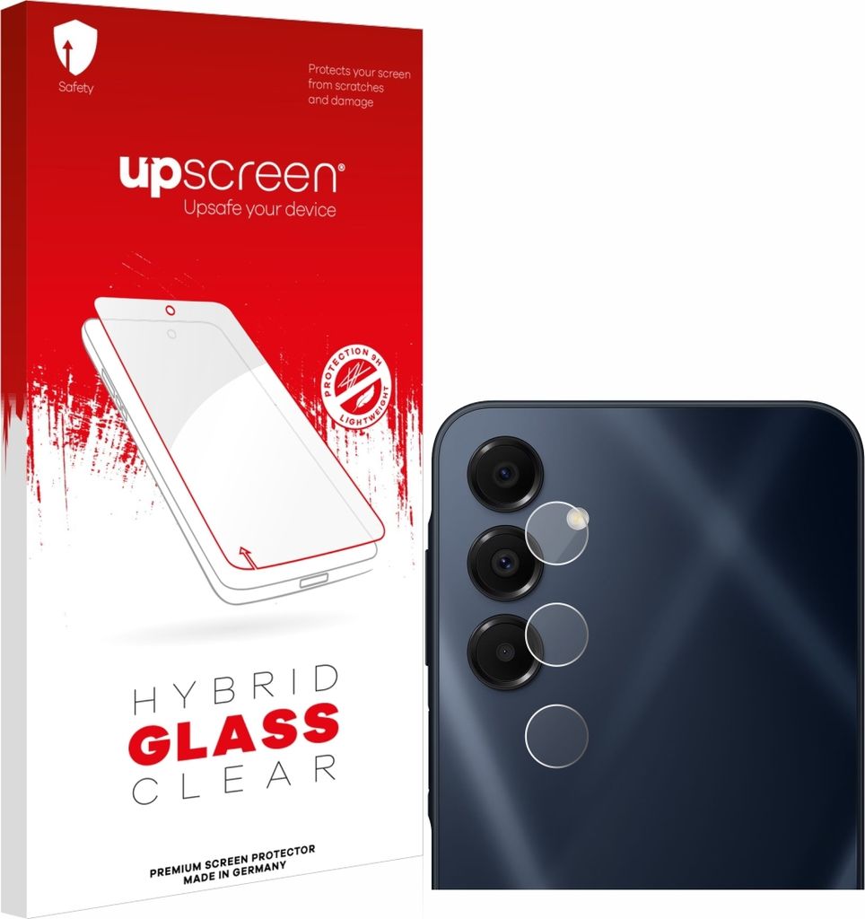 upscreen Schutzglas für Samsung Galaxy A16 5G (NUR Kameraschutz) Schutzfolie Panzer Folie Glas Display Schutz klar