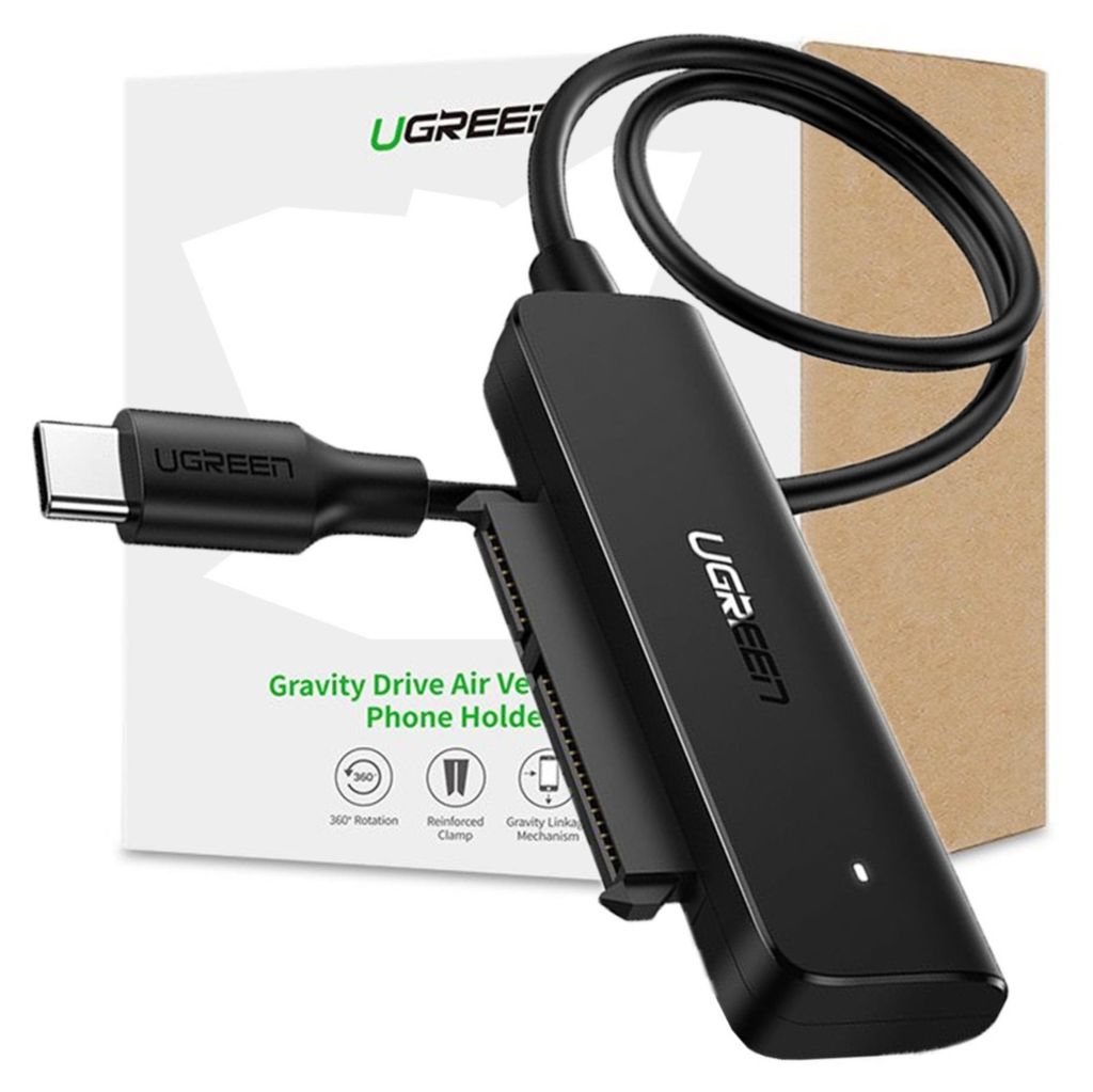 Ugreen Adapter Hdd Ssd 2.5'' Sata Iii Drive Adapter Schwarz Produktbild 