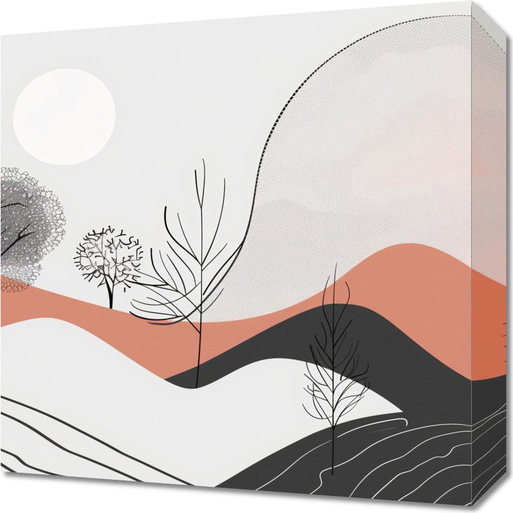 Bild 40x40cm Halbschatten Aussicht