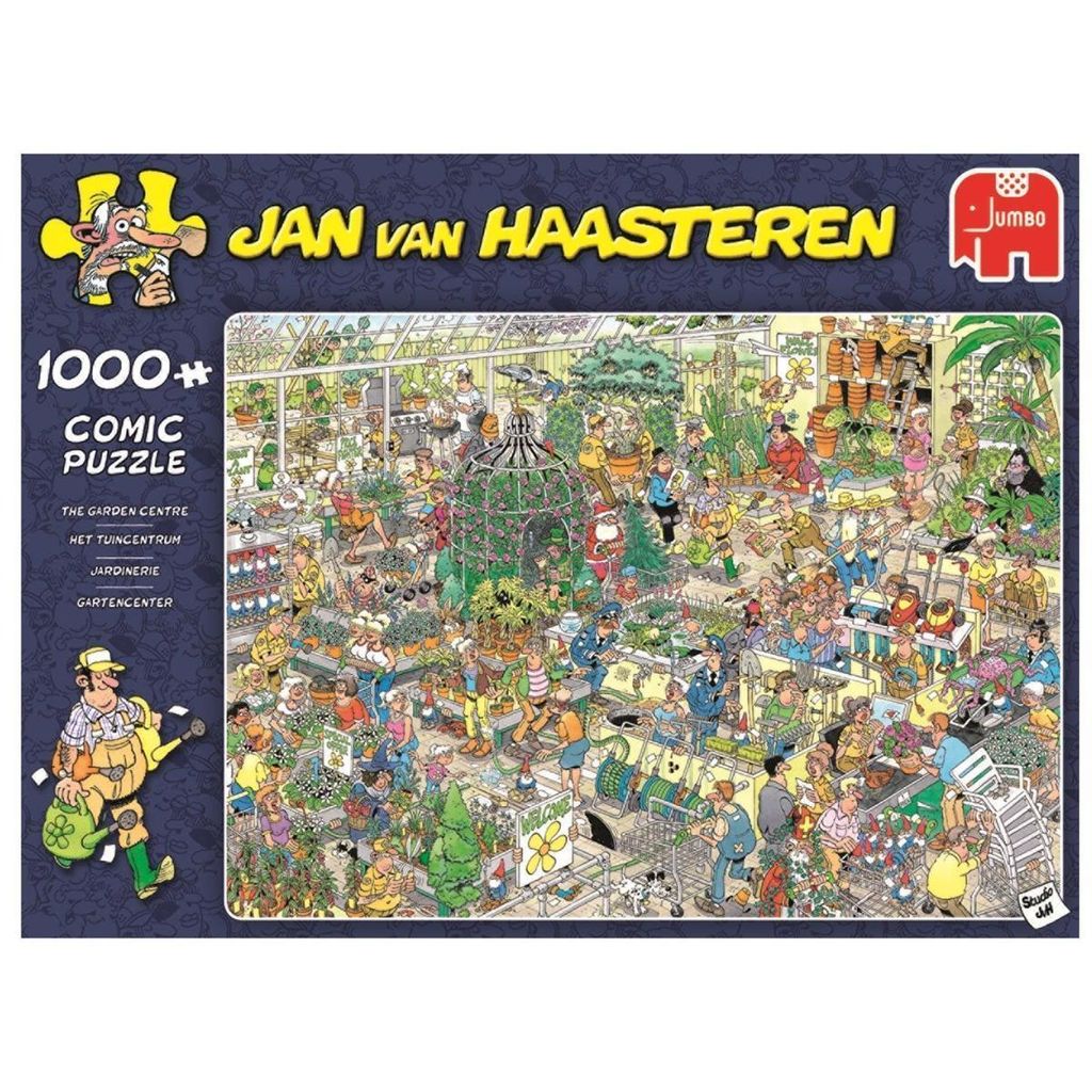 Jan van Haasteren Puzzle, 1000 Teile: Das Gartencenter Produktbild 