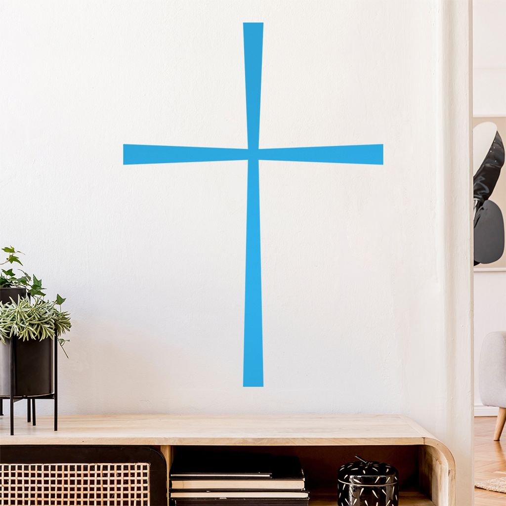 Byzantinisches Kreuz Wandtattoo Wandaufkleber Wall Sticker - Dekoration, Küche, Wohnzimmer, Schlafzimmer, Badezimmer