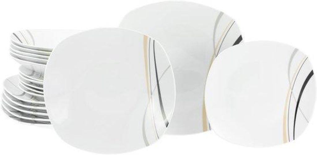 CreaTable, 24031, gamme Square City, lot de 18 pièces, Image du produit 