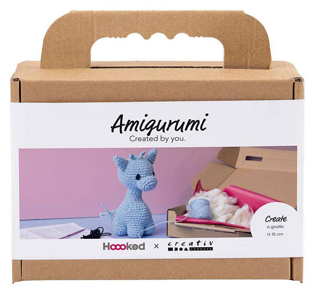 creativ company Kreativ Set Amigurumi Giraffe hellblau