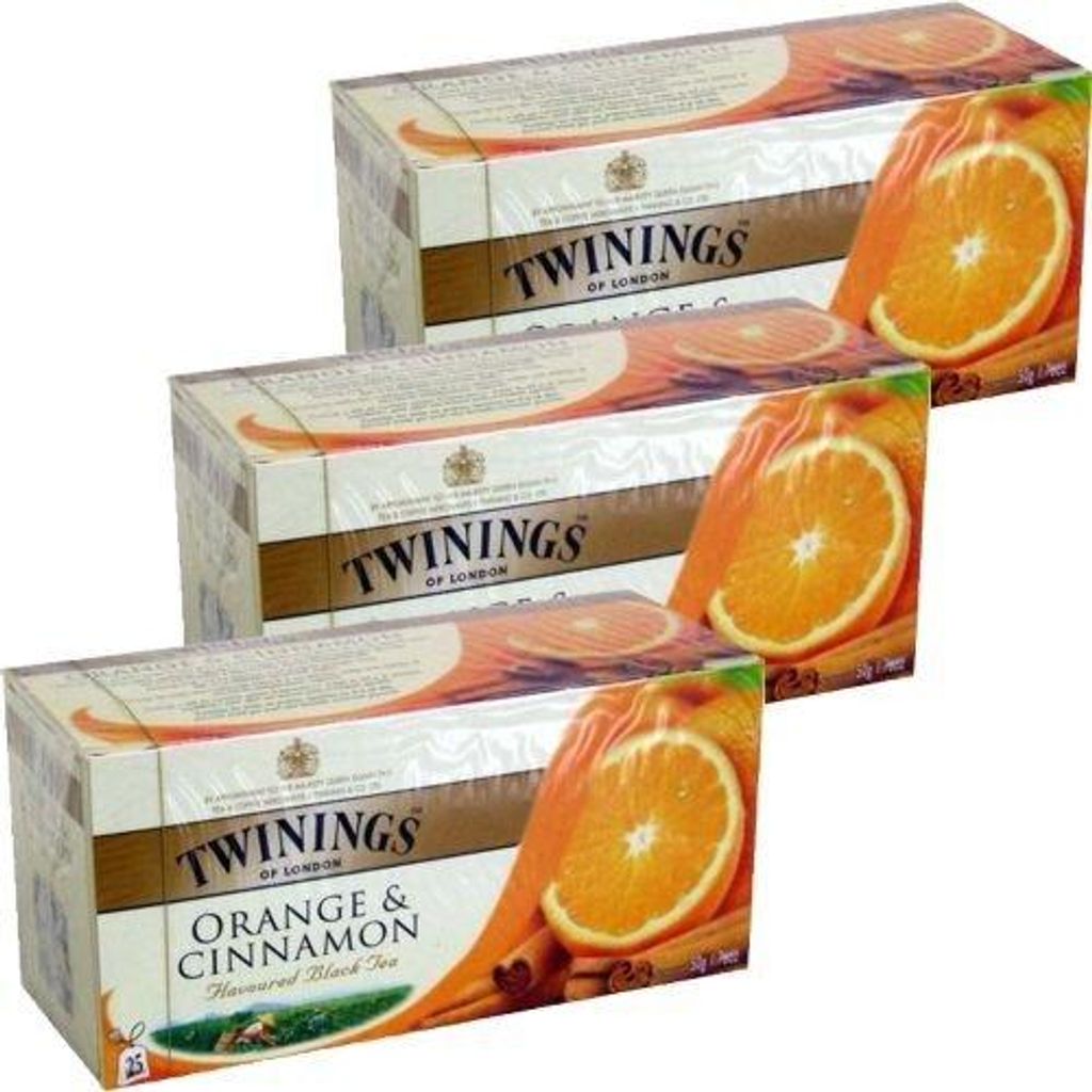 Twinings Teebeutel Orange & Cinnamon 3 x 25 Btl. (Orange & Produktbild 