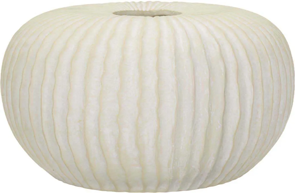 Mauro Ferretti Vase Stalactite Ø 40x23 cm Crème - Objet Déco Design Chic