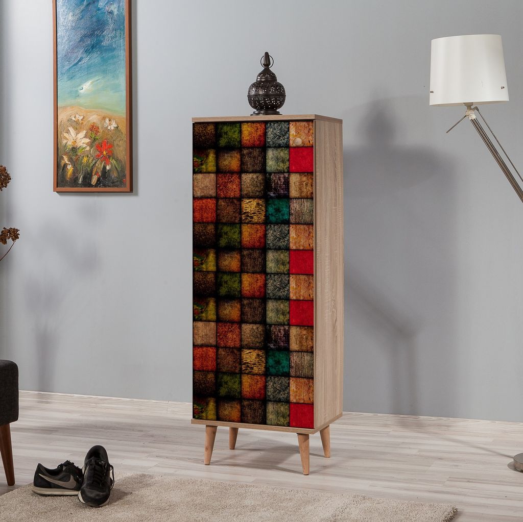 Skye Decor, Filinta - 723, Schuhschränke, Sonoma-Eiche, 50 Produktbild 