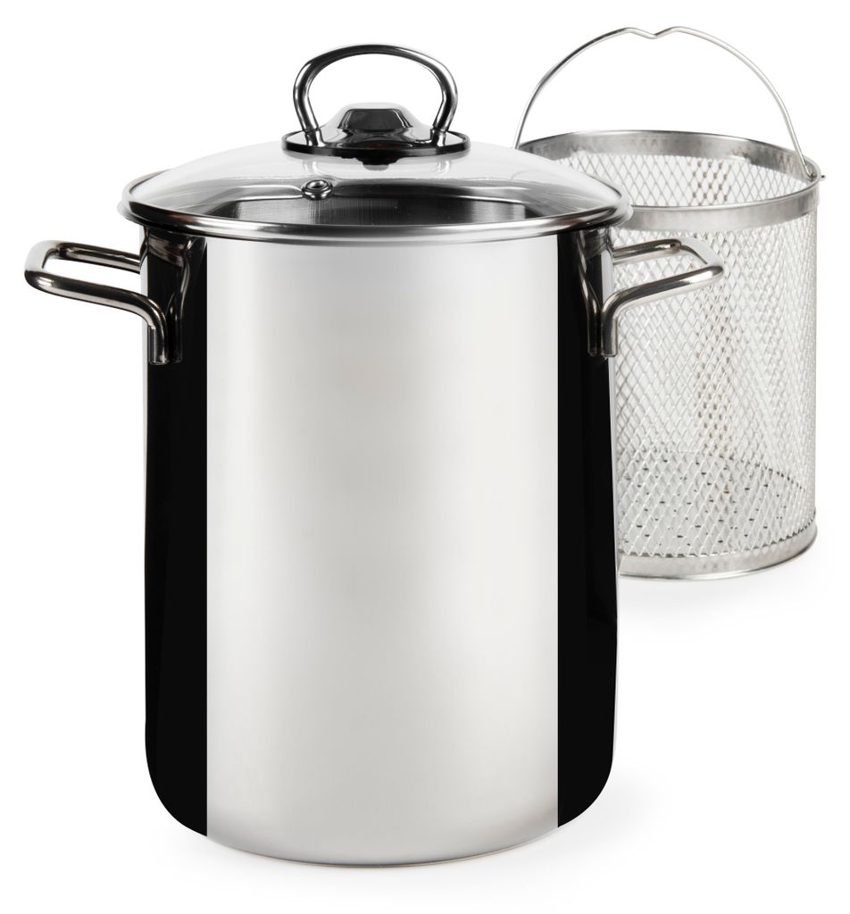 Excelsa Asparagi Jazz Cook Acciaio 24x26x18 cm Argento Immagine del prodotto 