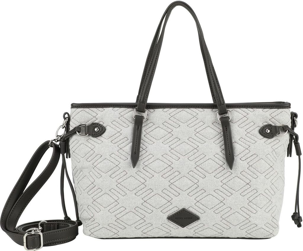 GERRY WEBER Handtasche Umhängetasche Log Fire Handbag Light Grey grau