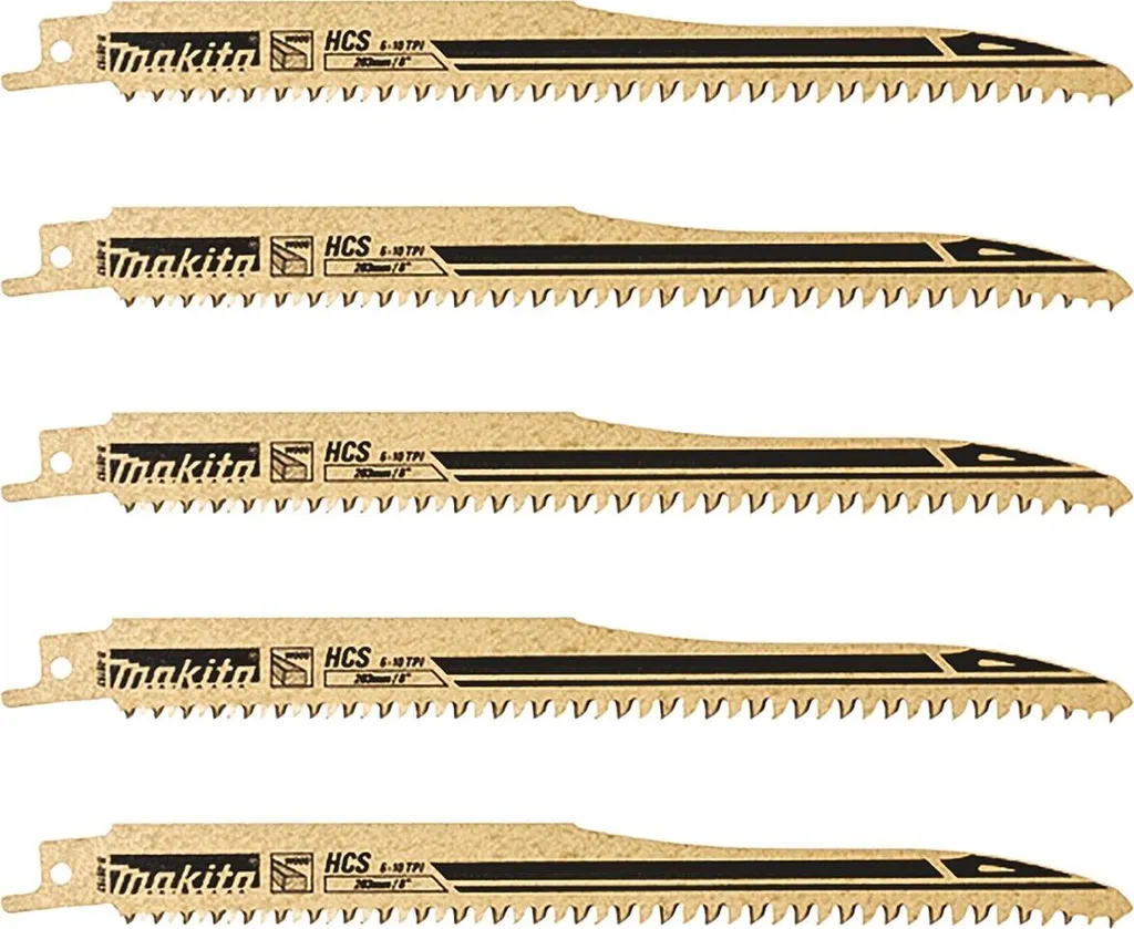 Makita B-05153 Lame per Sega a Gattuccio HCS 203mm 5pz - Legno e PVC