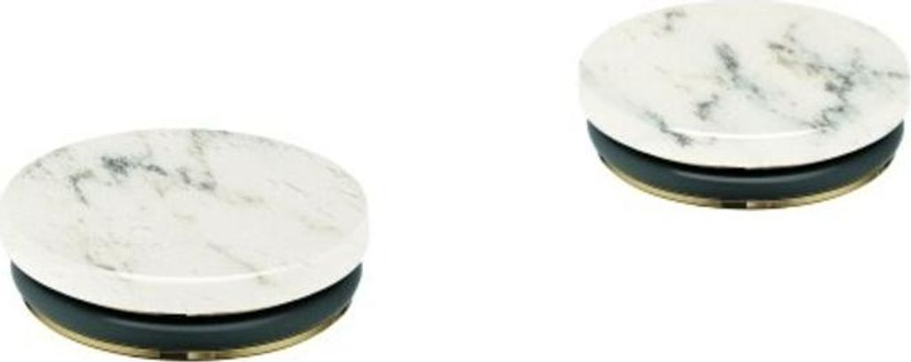 GROHE Einlagen Atrio Private Collection 48456, Material: White Attica Caesarstone Quarzverbundwerkstoff, für Knopfbetätigungen 21 138 und 21 142,...