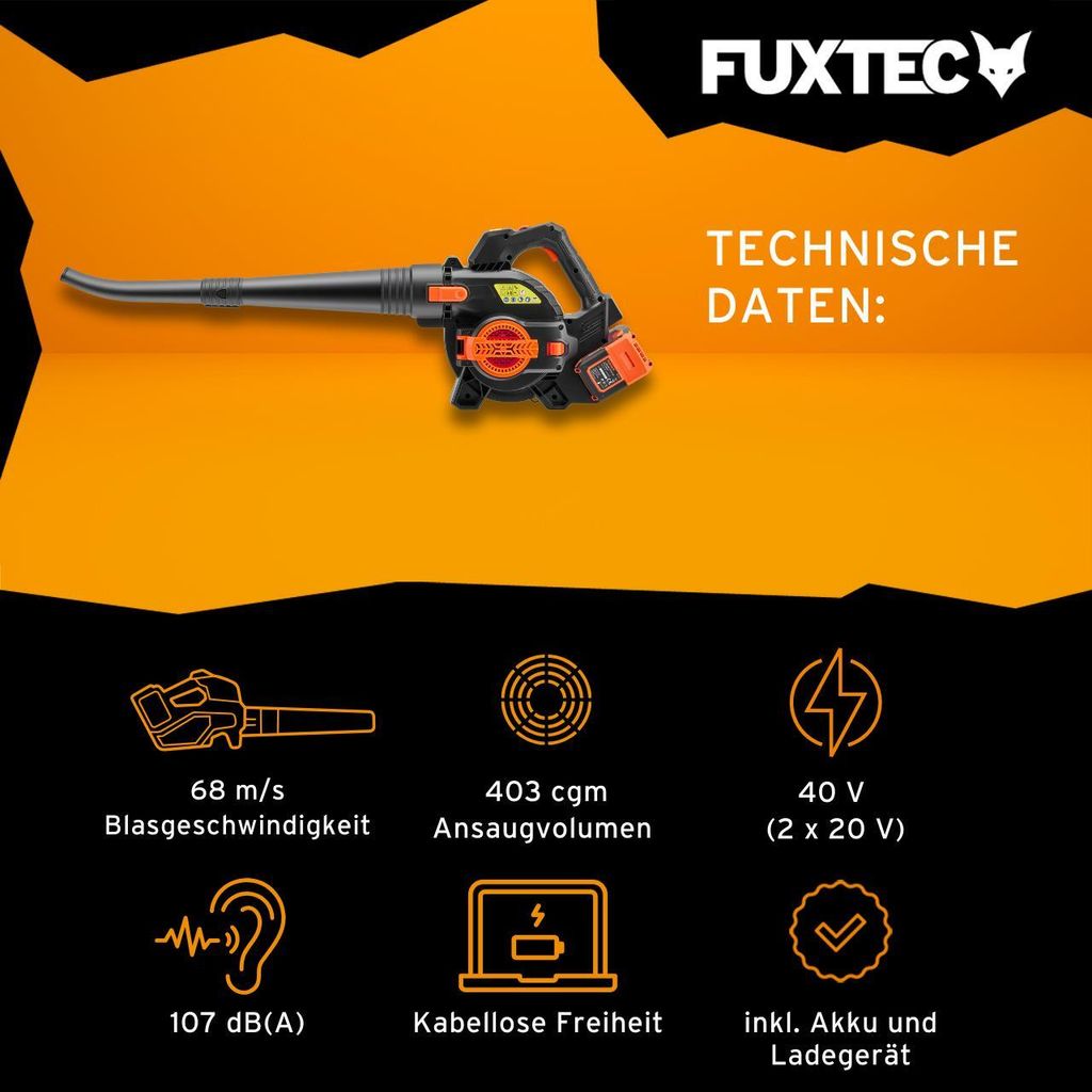 B-Ware 20V Akku Anzünder FX-E1CL20 SET mit 1 x Akku 2Ah, 1 x Ladegerät 1A