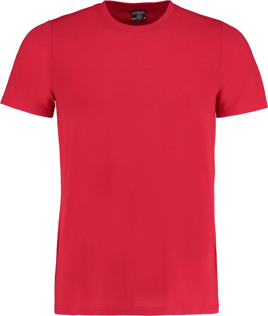Kustom Kit Superwash Herren T-shirt BC3729 (M) (Rot)