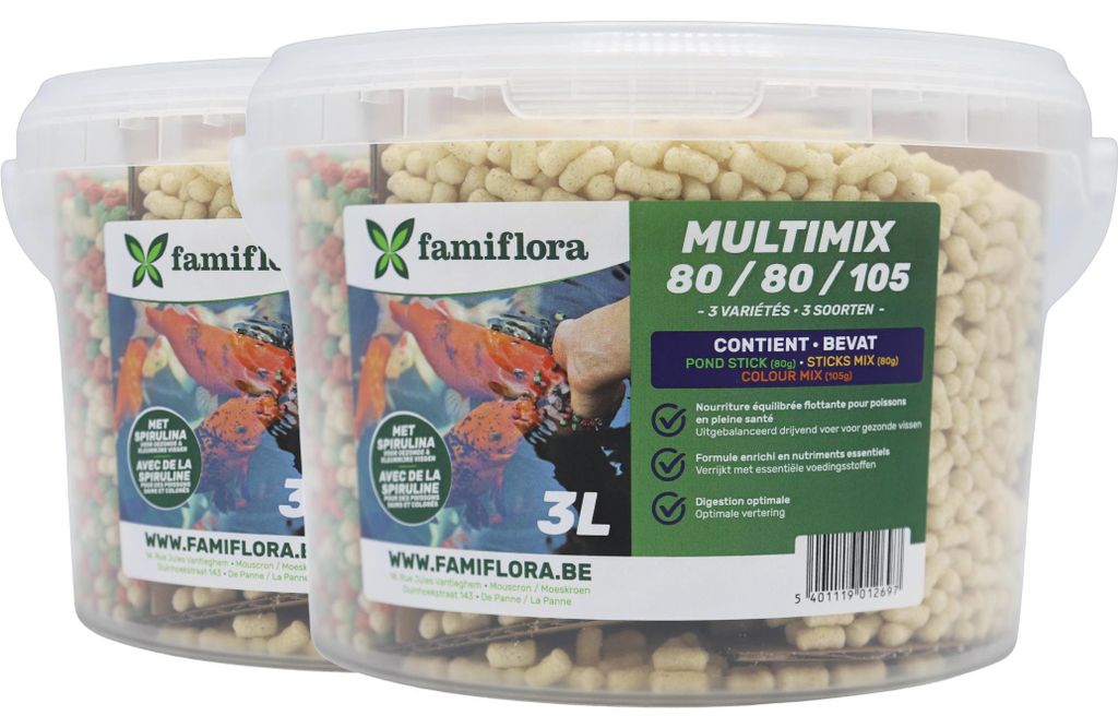 Famiflora Multimix Colstipo Teichfutter - 2x 3L (265g) - Produktbild 
