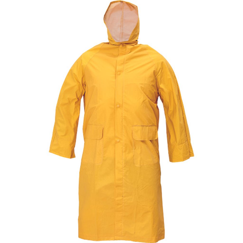 Impermeabile CETUS, in PVC, giallo, taglia XL, antipioggia Immagine del prodotto 