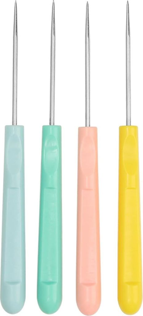 4 Stück Tortendekorationsnadel, Edelstahl Zucker Rührnadel Torten Dekoration Nadel Keks Scriber Nadeln Anreiß Nadel Modellierwerkzeug DIY Backwe...