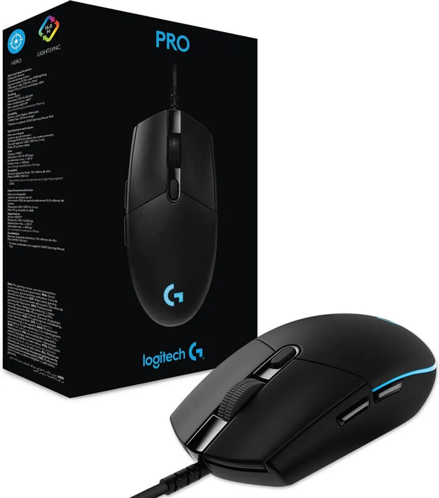 Souris de jeu Logitech G Pro Hero optique à haute précision - 7
