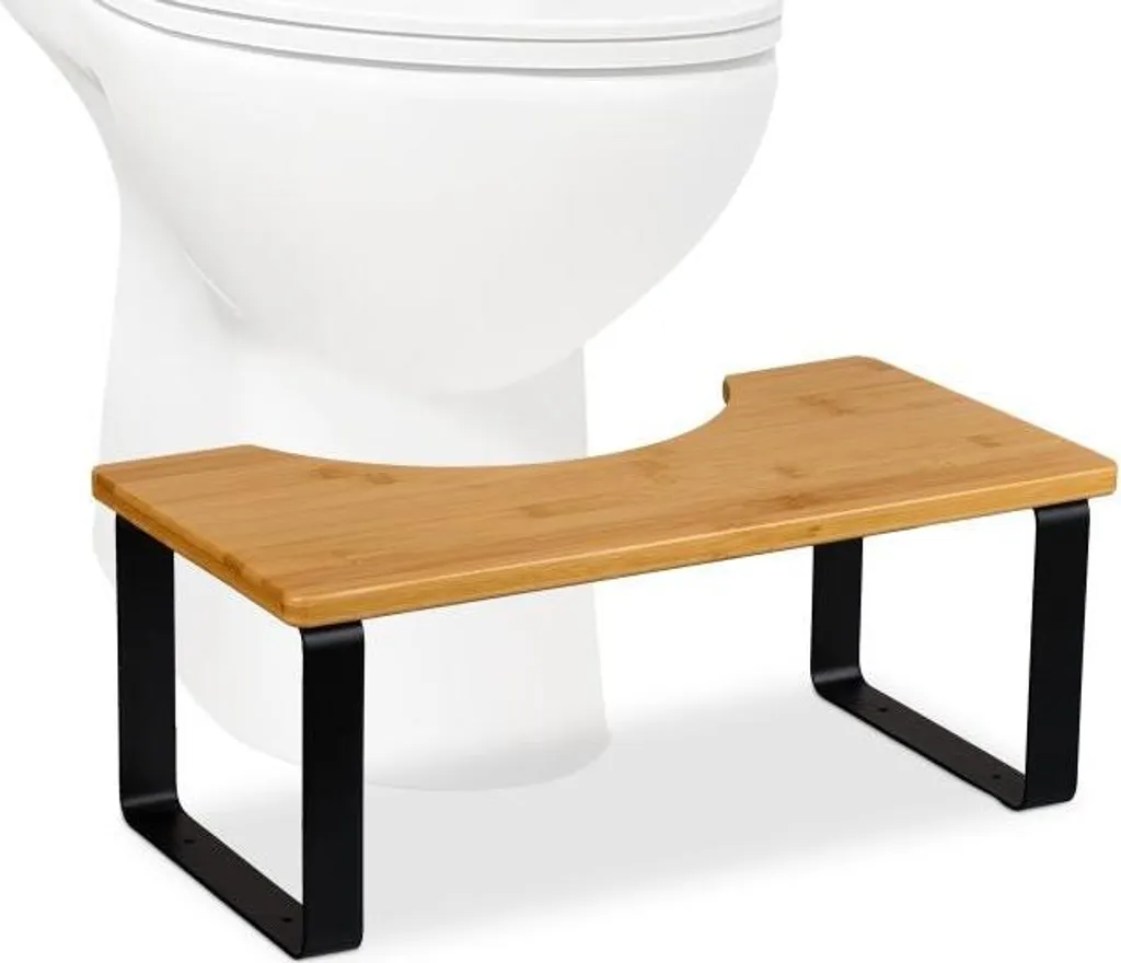 Scaffale Bagno Bambù Metallo Resistente: Qualità e Anti-Corrosione - 1