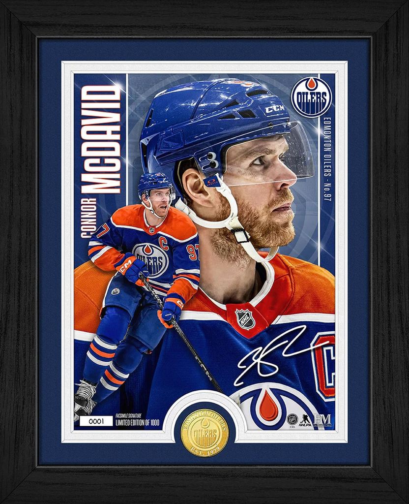 Connor McDavid Edmonton Oilers Coin Artist Bild