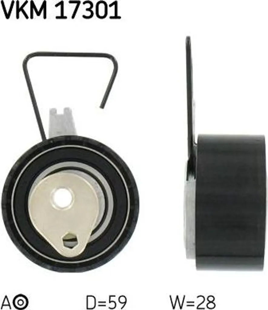 SKF VKM 17301 Rouleau Tendeur de Courroie Crantée pour Freelander