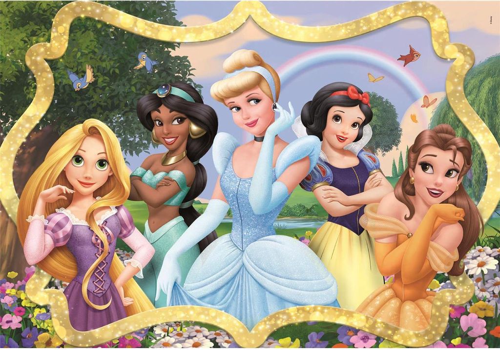 CLE-Puzzle 104 SuperKolor Disney Prinzessin 25058