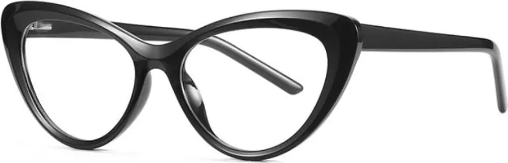 Lunettes Repos Anti Lumière Bleue Femme VeyRey Pernill Cat-eye Noires
