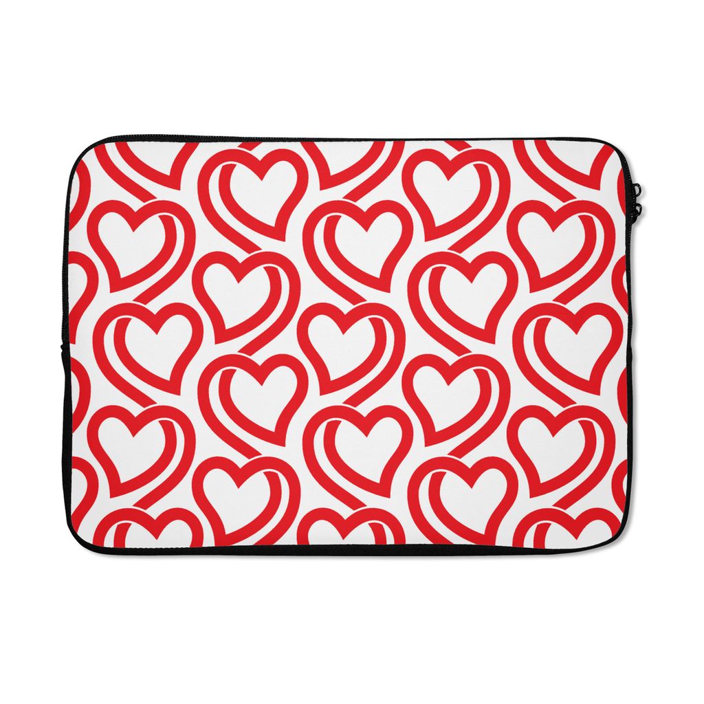 MuchoWow Laptop Hülle 14 ZollLinienkunst - Valentinstag - Romantisches Geschenk Laptoptasche - Laptoptasche - Stoßsicher - Schutzhaube