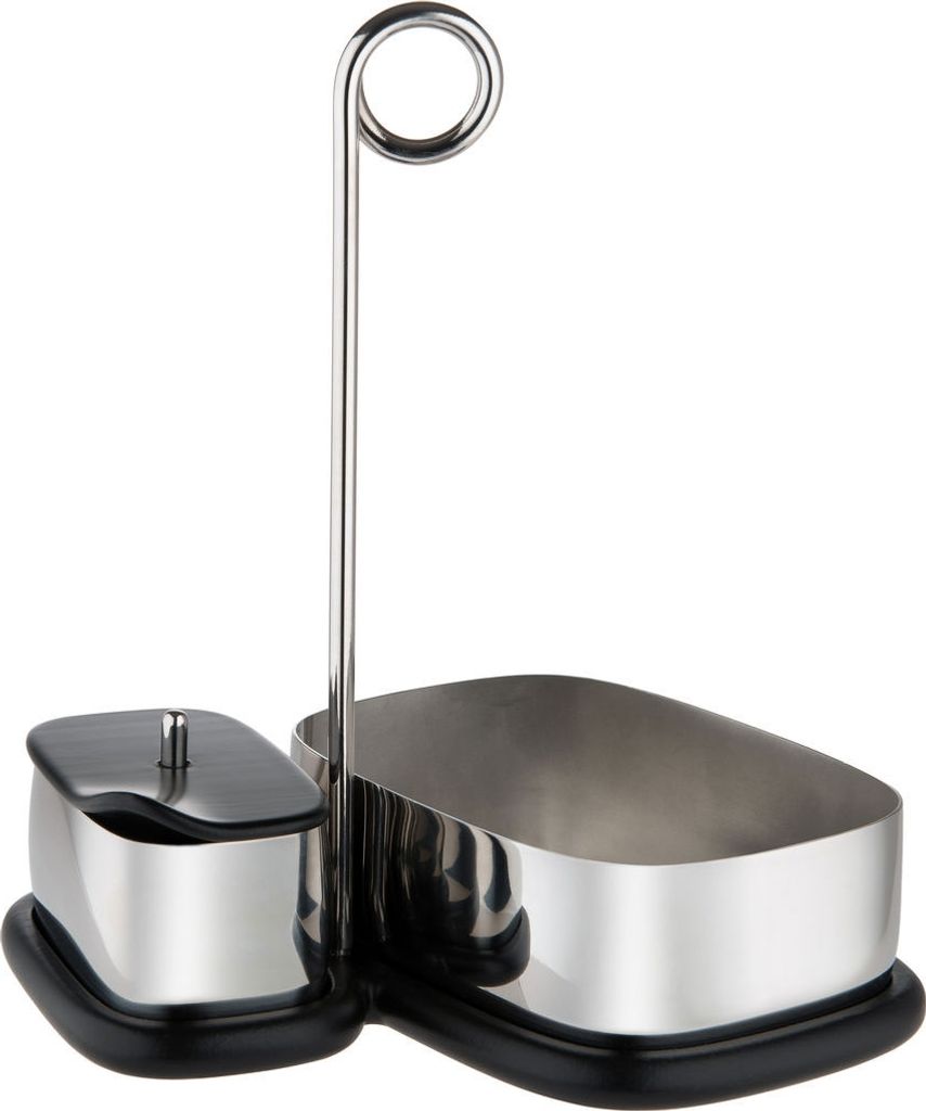 Alessi Bibo - Zuckerdose und Mehrzweckbehälter aus 18/10 Edelstahl