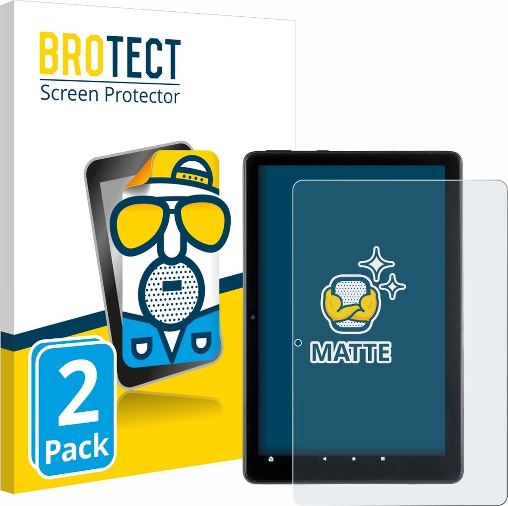 2x BROTECT Schutzfolie für Amazon Fire HD 10 2021 (11. Gen.) Displayschutz Displayschutzfolie Folie Matt Entspiegelungsfolie
